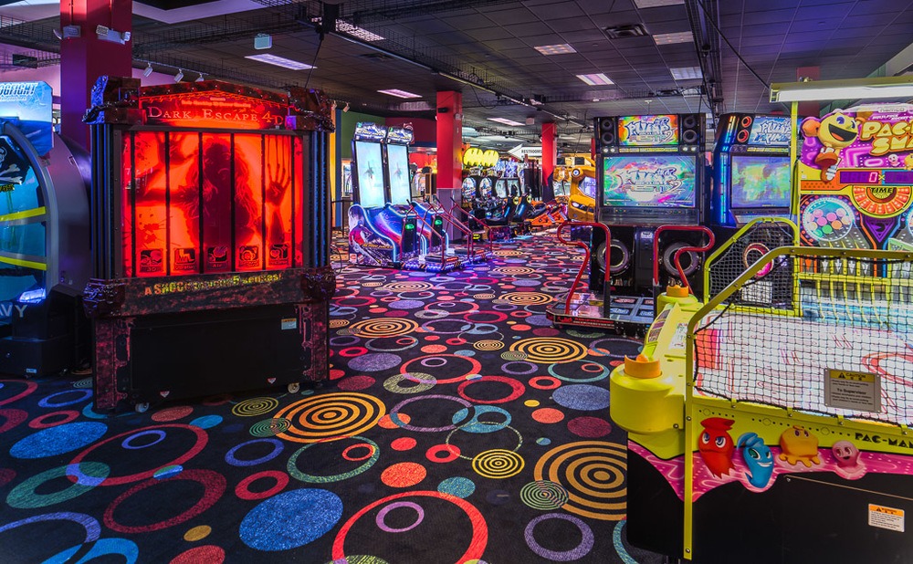 Arcade interior - Bachelorette Party Activities for the Casual  Bride 