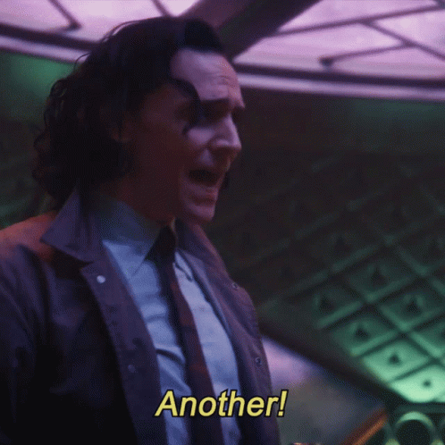 Gif of Loki smashing a Glass and shouting "Another" - Ideas for a Loki Themed Hen weekend - Loki Drinking Game Rules