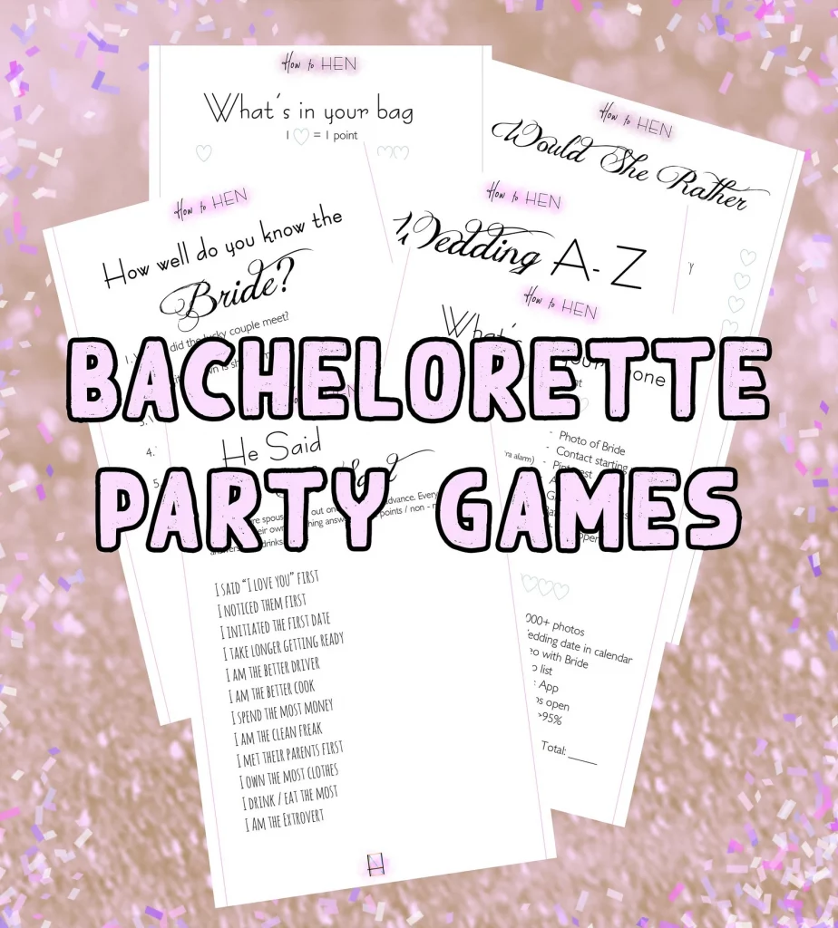 9 Hen (Bachelorette) Party Icebreaker Games for Any Crowd - How to Hen